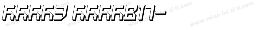 spec3 techv17字体转换